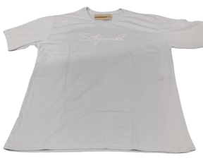 Camisa masculina Branca estampada